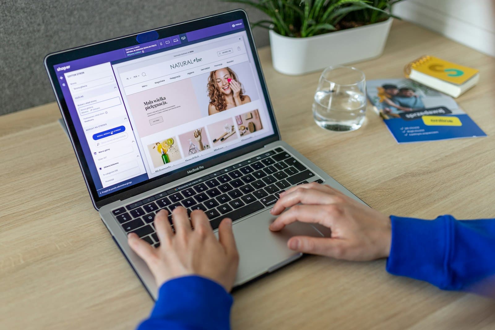 Giao diện website giới thiệu sản phẩm