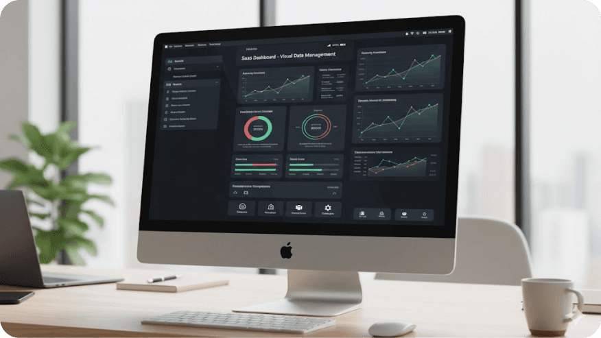 SaaS dashboard quản lý dữ liệu do Nextchain phát triển